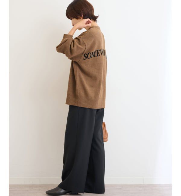 JOURNAL STANDARD relume「バックロゴニットプルオーバー」|ニット・セーター|