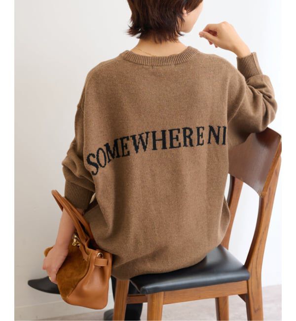 JOURNAL STANDARD relume「バックロゴニットプルオーバー」|ニット・セーター|