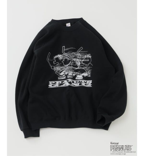 JOURNAL STANDARD relume「PEANUTS / ピーナッツ 別注 FANTASY A&G INC プリント スウェット HOLIDAY」|スウェット・ジャージ|ブラック