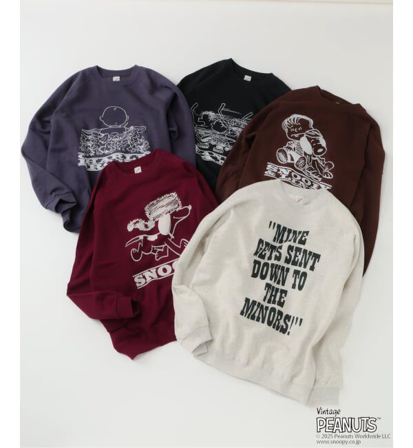 JOURNAL STANDARD relume「PEANUTS / ピーナッツ 別注 FANTASY A&G INC プリント スウェット HOLIDAY」|スウェット・ジャージ|