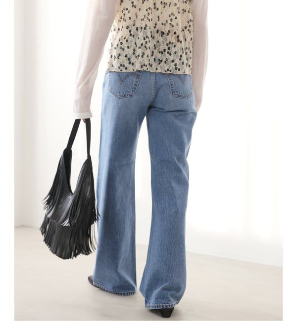 JOURNAL STANDARD relume「別注【LEVI&rsquo;S】RIBCAGE WIDE LEG：デニム」|デニム|
