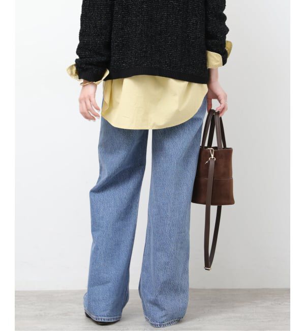 JOURNAL STANDARD relume「別注【LEVI&rsquo;S】RIBCAGE WIDE LEG：デニム」|デニム|