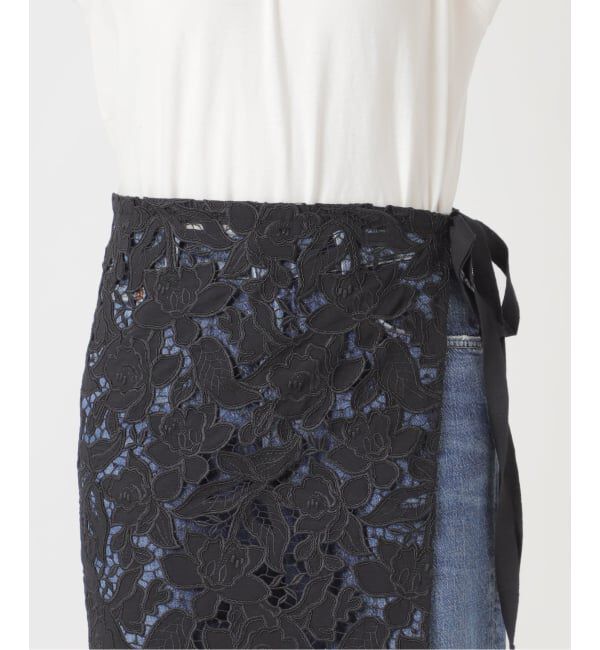 journal standard L'essage「ケミカルコードレース ラップスカート」|スカート|