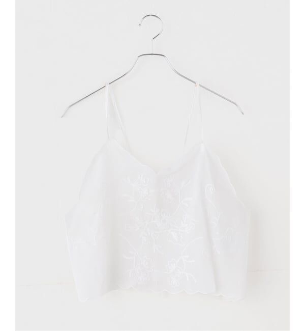 JOURNAL STANDARD relume「【SARA MALLIKA/サラマリカ】 Organza Aari Embroidery Cam：ブラウス」|シャツ・ブラウス|ホワイト