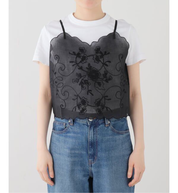 JOURNAL STANDARD relume「【SARA MALLIKA/サラマリカ】 Organza Aari Embroidery Cam：ブラウス」|シャツ・ブラウス|