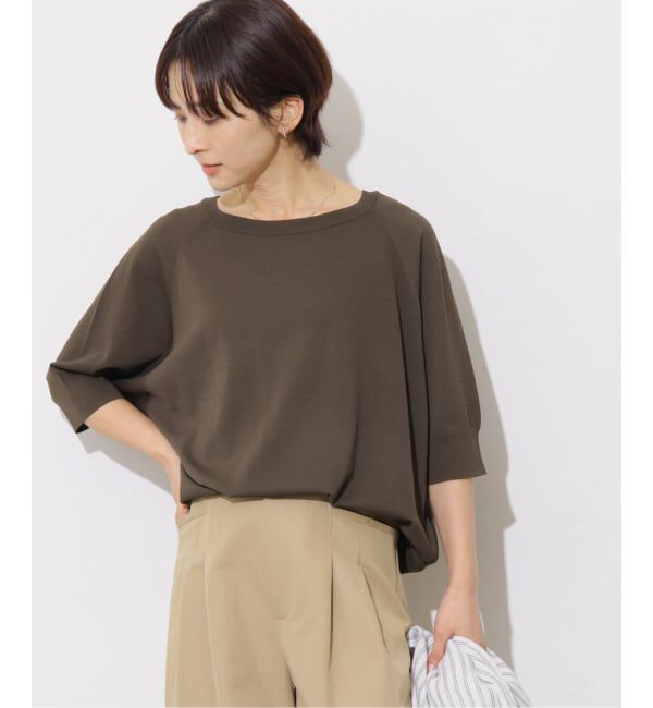 JOURNAL STANDARD relume「《WEB限定追加予約》接触冷感 / ウォッシャブルクールドルマンプルオーバー」|ニット・セーター|