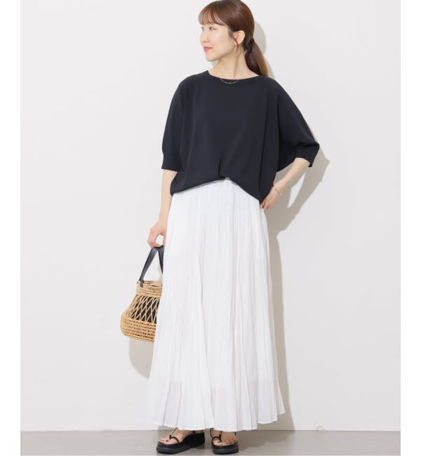 JOURNAL STANDARD relume「《WEB限定追加予約》接触冷感 / ウォッシャブルクールドルマンプルオーバー」|ニット・セーター|