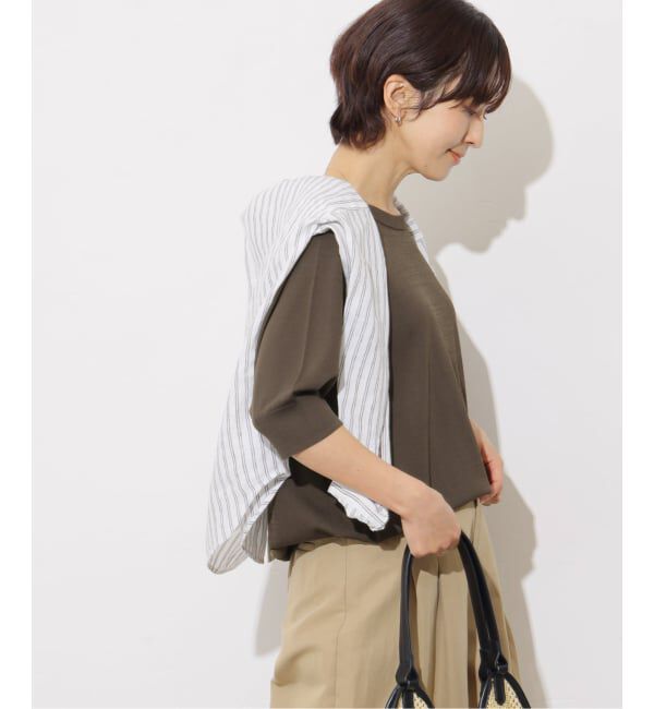 JOURNAL STANDARD relume「《WEB限定追加予約》接触冷感 / ウォッシャブルクールドルマンプルオーバー」|ニット・セーター|