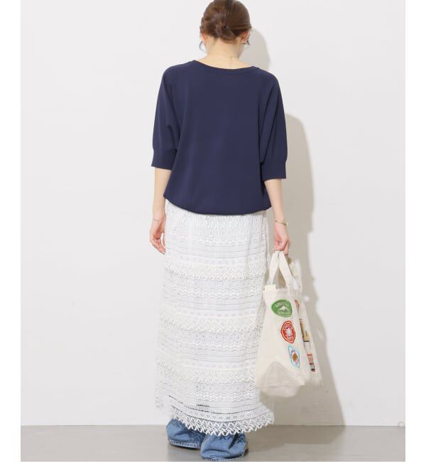 JOURNAL STANDARD relume「《WEB限定追加予約》接触冷感 / ウォッシャブルクールドルマンプルオーバー」|ニット・セーター|