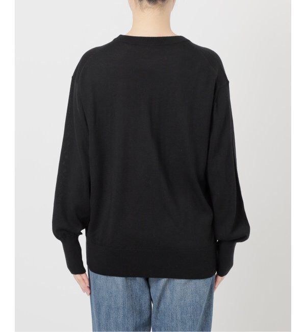 Spick and Span「《手洗い可 / 追加》18G クルーネックプルオーバー」|ニット・セーター|