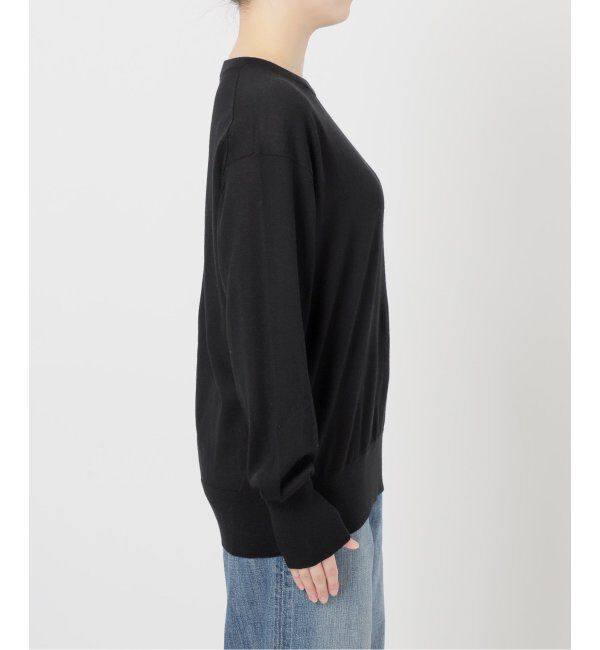 Spick and Span「《手洗い可 / 追加》18G クルーネックプルオーバー」|ニット・セーター|