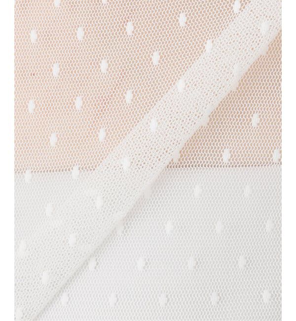 Spick and Span「《追加》ドットチュールハイネックプルオーバー」|Tシャツ・カットソー|