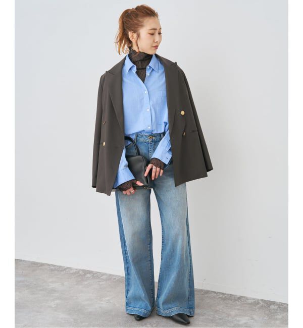 Spick and Span「《追加》ドットチュールハイネックプルオーバー」|Tシャツ・カットソー|