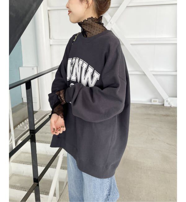 Spick and Span「《追加》ドットチュールハイネックプルオーバー」|Tシャツ・カットソー|