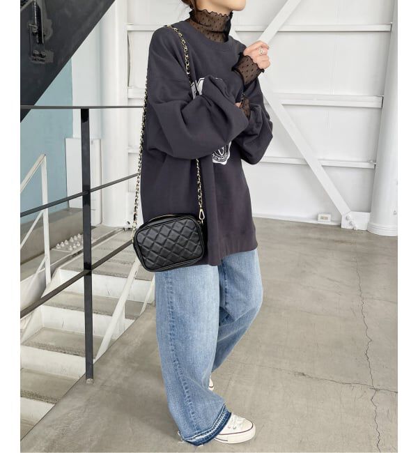 Spick and Span「《追加》ドットチュールハイネックプルオーバー」|Tシャツ・カットソー|