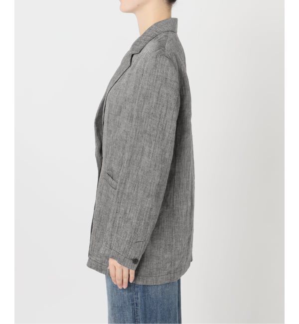 Spick and Span「《手洗い可》エアリーリネン1Bジャケット」|テーラードジャケット|