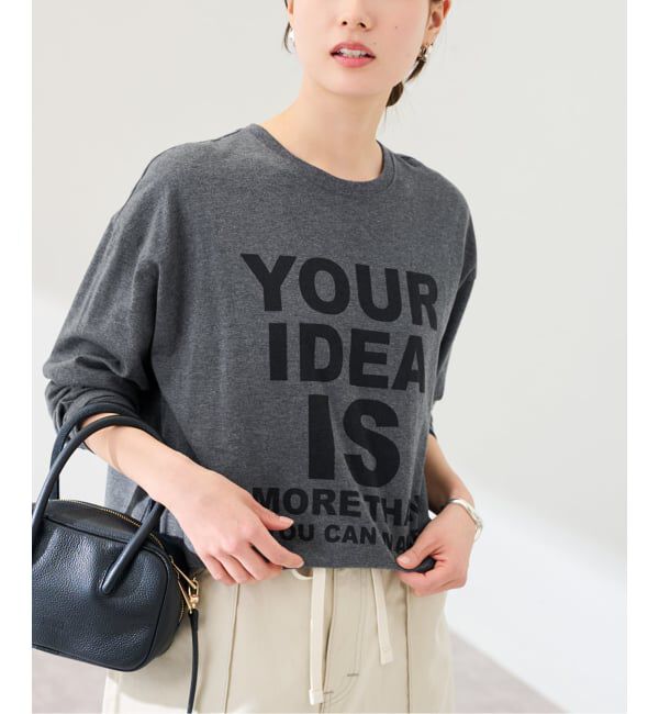 FRAMeWORK「≪WEB限定 / 追加≫ロゴロンTee 2」|Tシャツ・カットソー|グレー