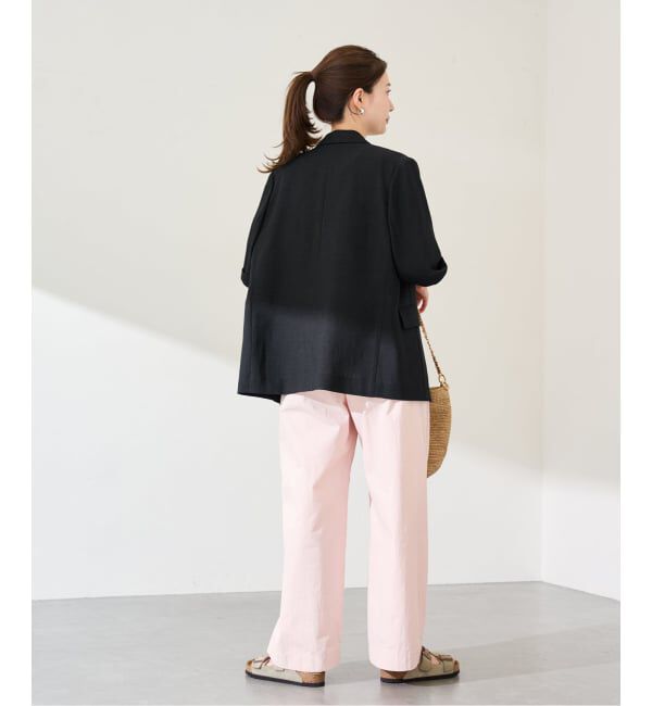 FRAMeWORK「ウォッシャブルハーフスリーブジャケット」|テーラードジャケット|