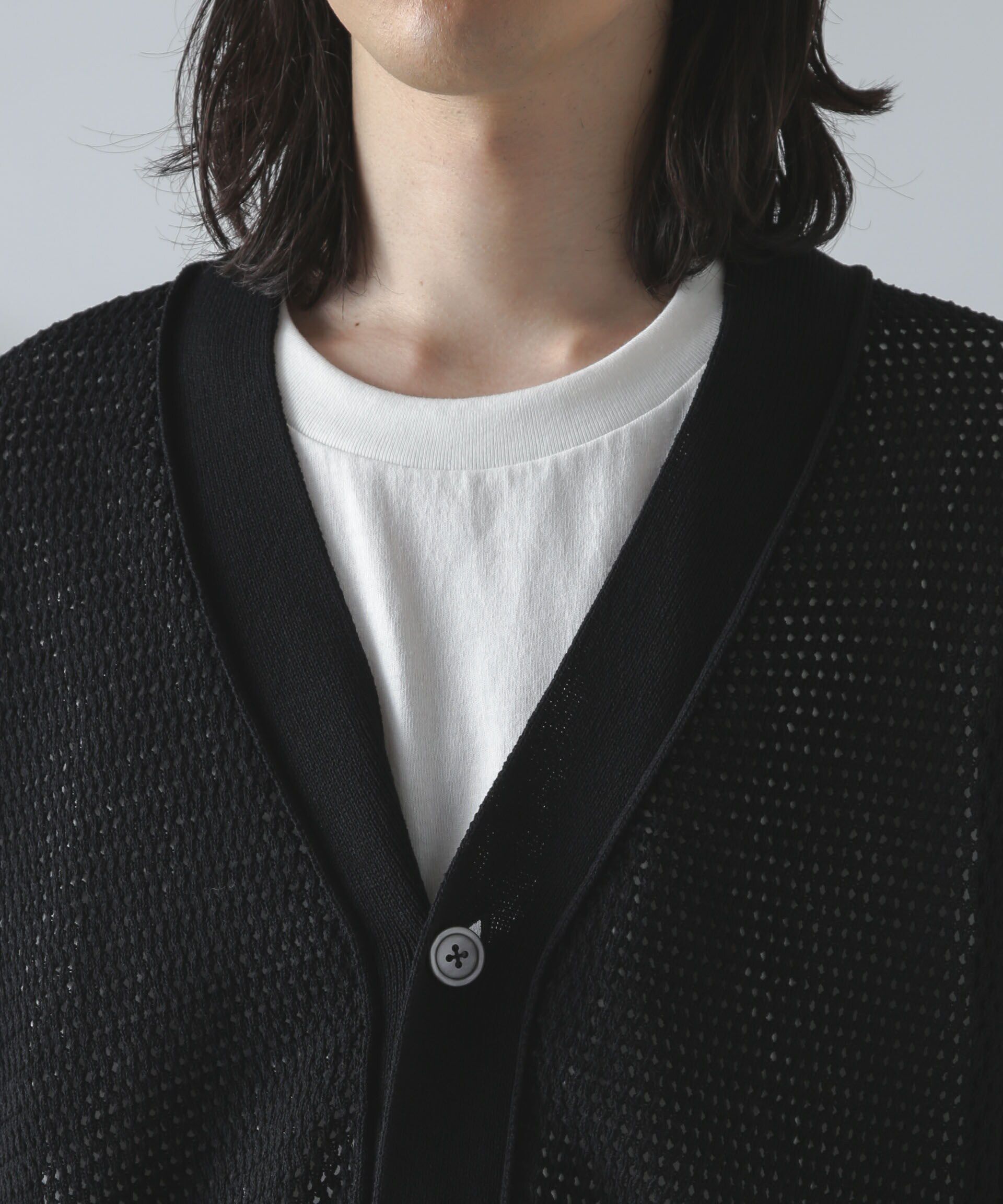 nano･universe「ギマアイレットボクシーニットカーディガン」|ニット・セーター|