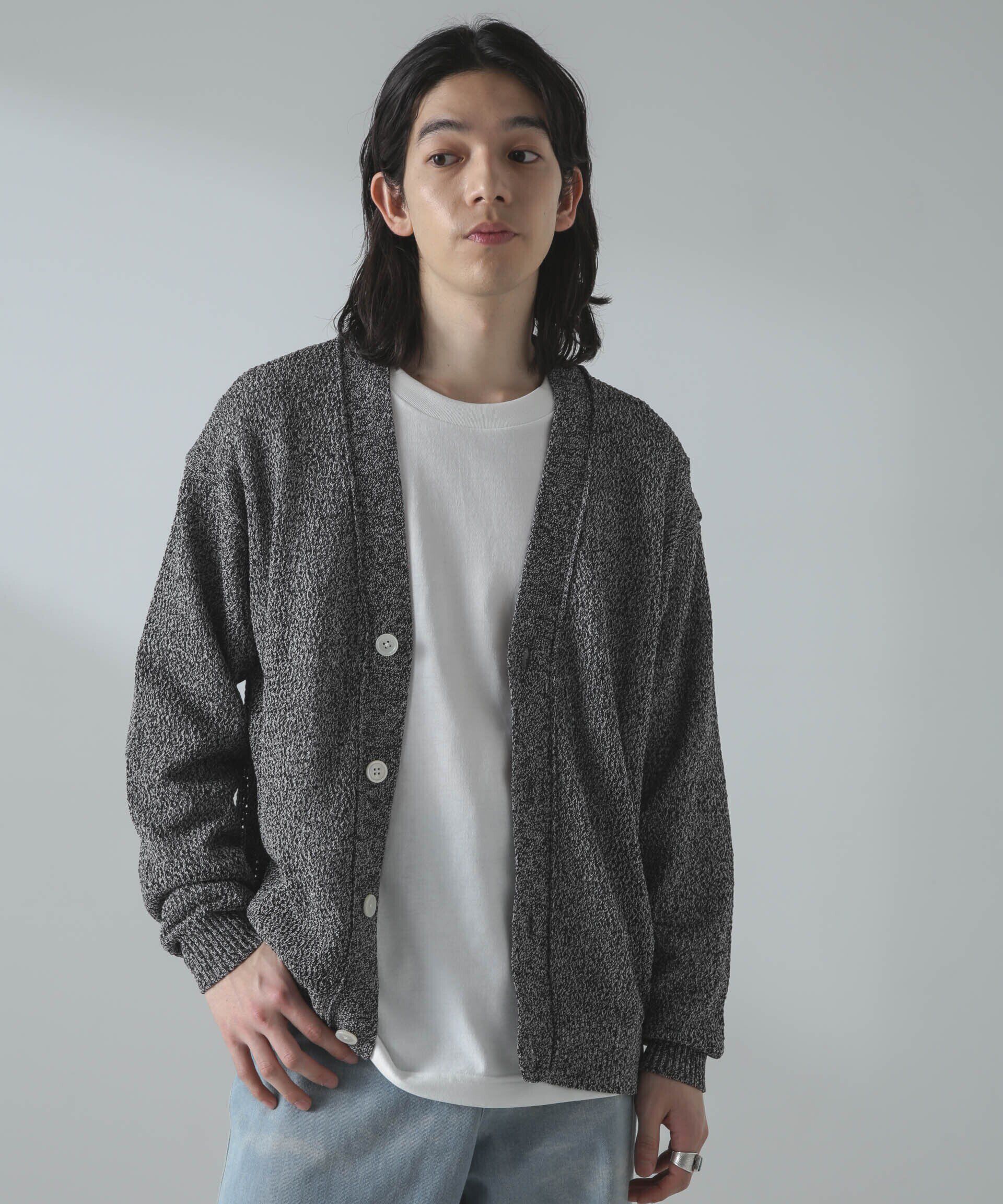 nano･universe「ギマアイレットボクシーニットカーディガン」|ニット・セーター|