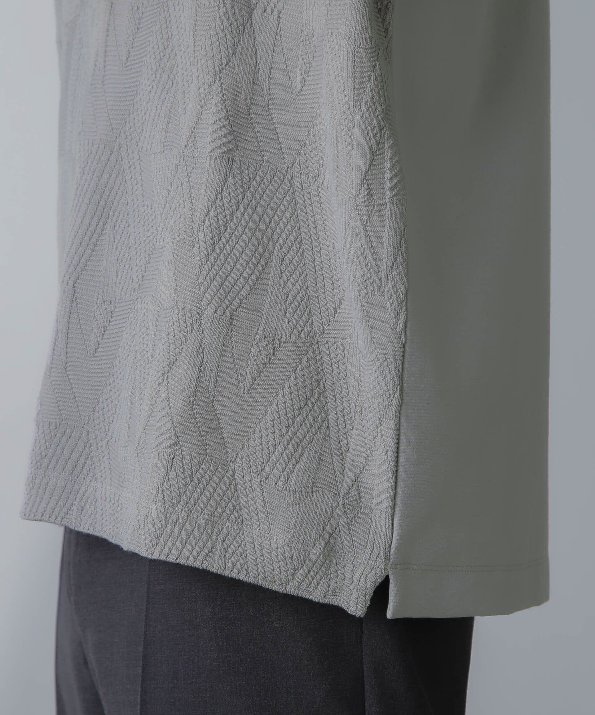 nano･universe「ツートーン切り替えTシャツ 半袖」|Tシャツ・カットソー|