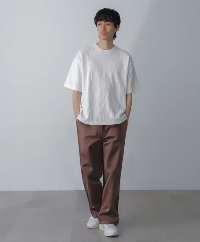 nano･universe「ツートーン切り替えTシャツ 半袖」|Tシャツ・カットソー|