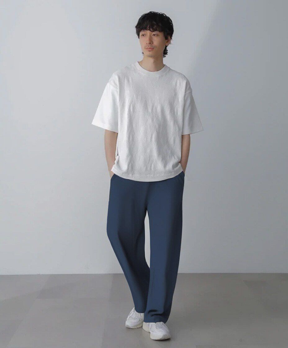 nano･universe「ツートーン切り替えTシャツ 半袖」|Tシャツ・カットソー|