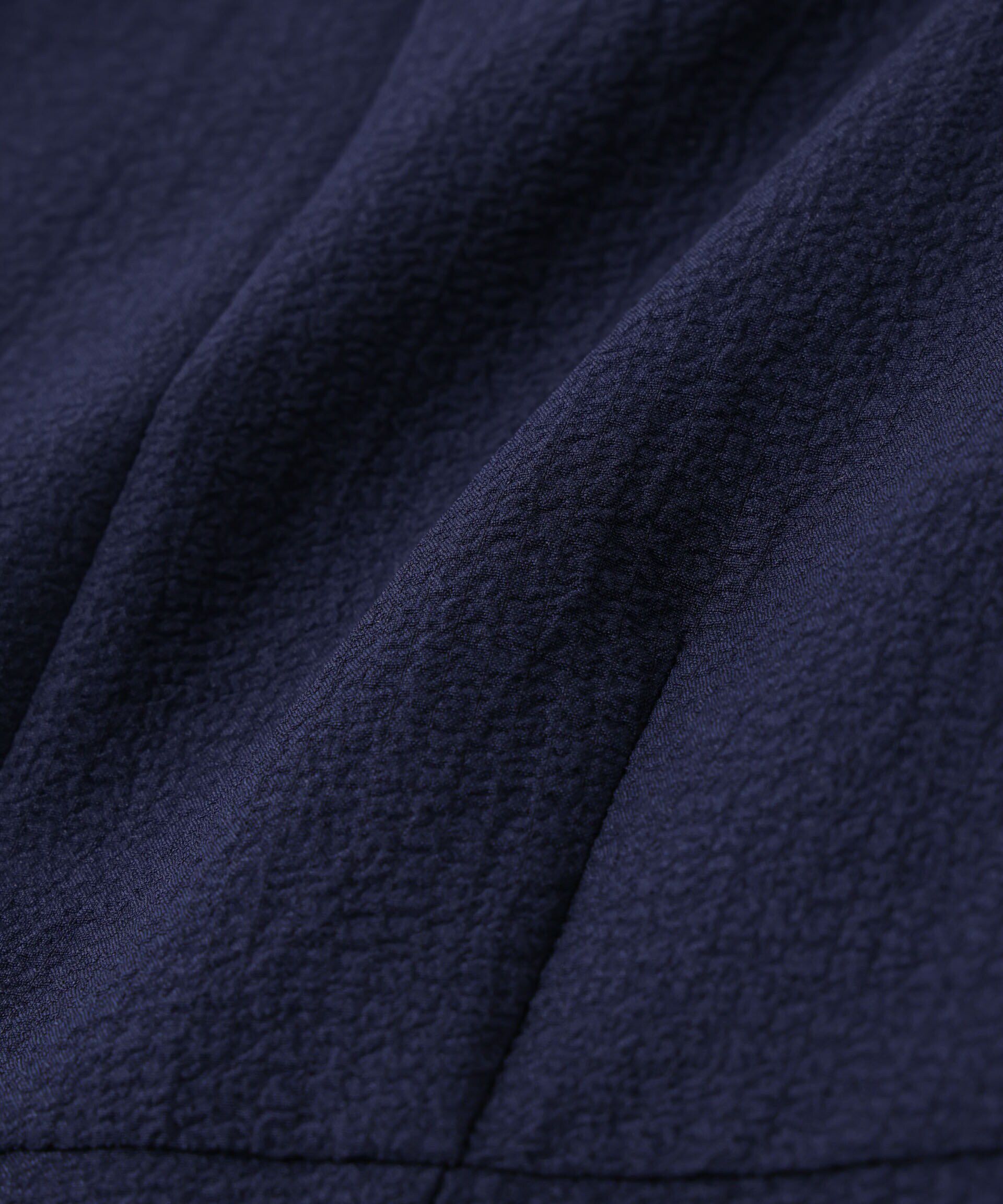 nano･universe「スクエアネックシアーサッカーブラウス」|シャツ・ブラウス|