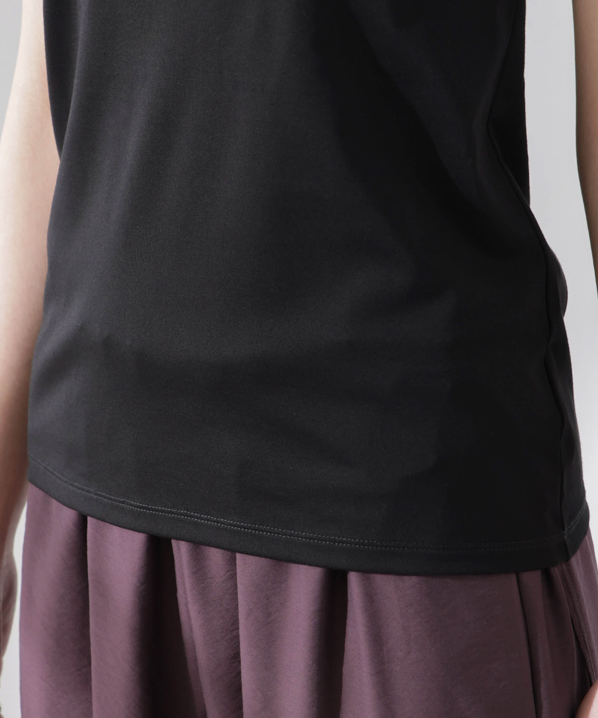 nano･universe「ストレッチポンチカップ付きバックオープンタンクトップ」|Tシャツ・カットソー|