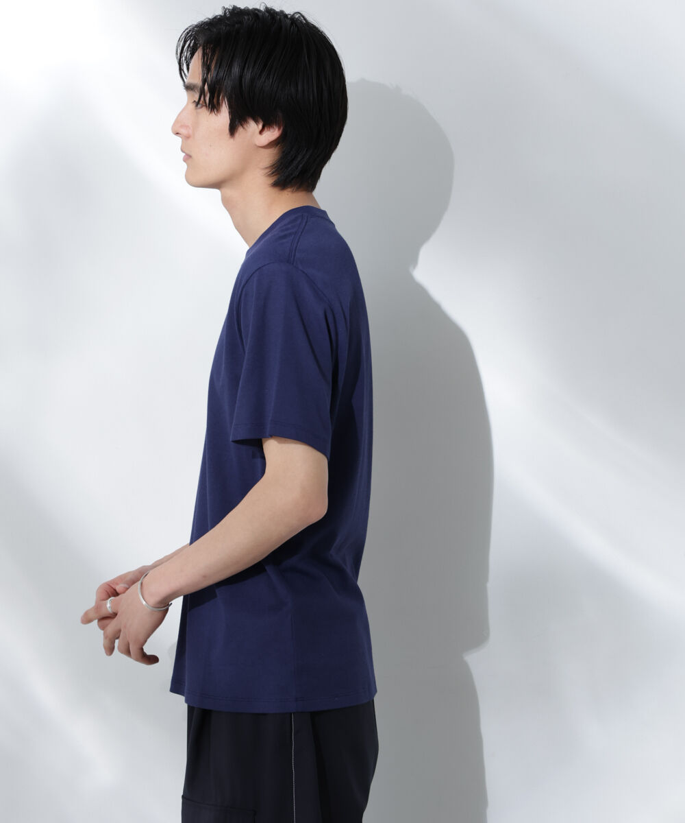 nano･universe「Anti Soaked(R) 汗染み防止 クルーネック レギュラーシルエットTシャツ」|Tシャツ・カットソー|