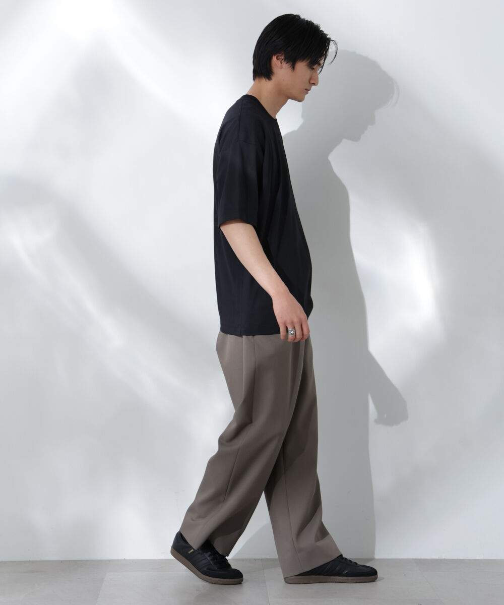 nano･universe「Anti Soaked(R)  汗染み防止 クルーネック ビッグシルエットTシャツ」|Tシャツ・カットソー|