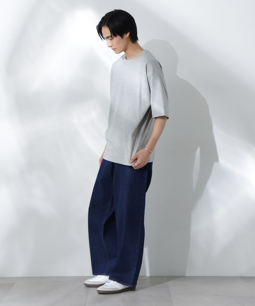 nano･universe「Anti Soaked(R)  汗染み防止 クルーネック ビッグシルエットTシャツ」|Tシャツ・カットソー|