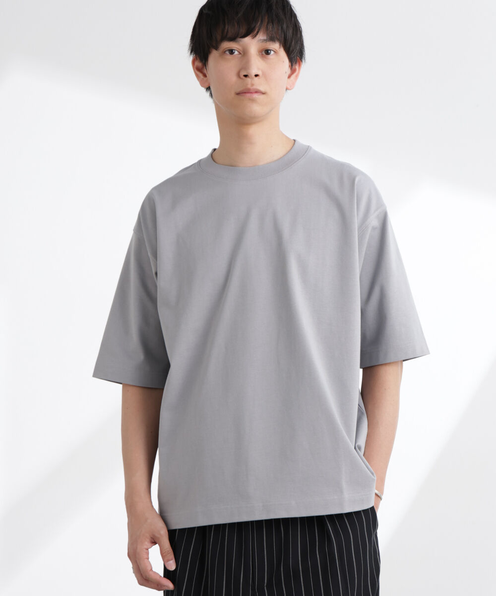 nano･universe「ヘビーウェイトワイドTシャツ 半袖」|Tシャツ・カットソー|