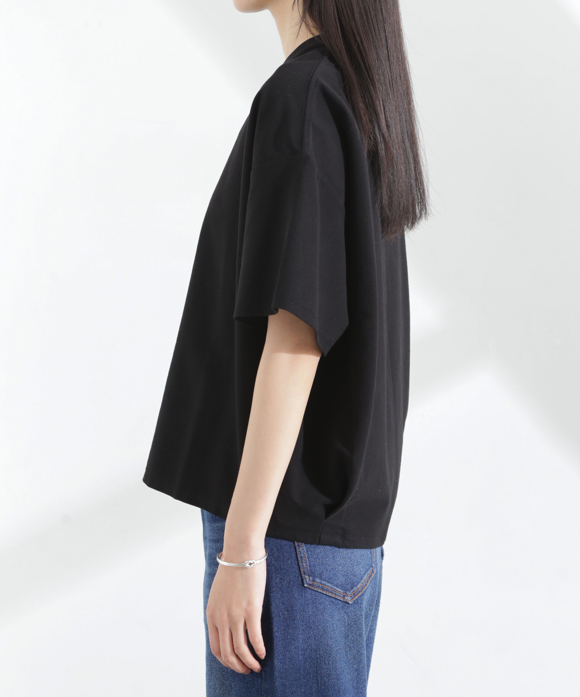 nano･universe「「MC」coveross(R)ツイル調 冷感プレーティング天竺Tシャツ」|Tシャツ・カットソー|