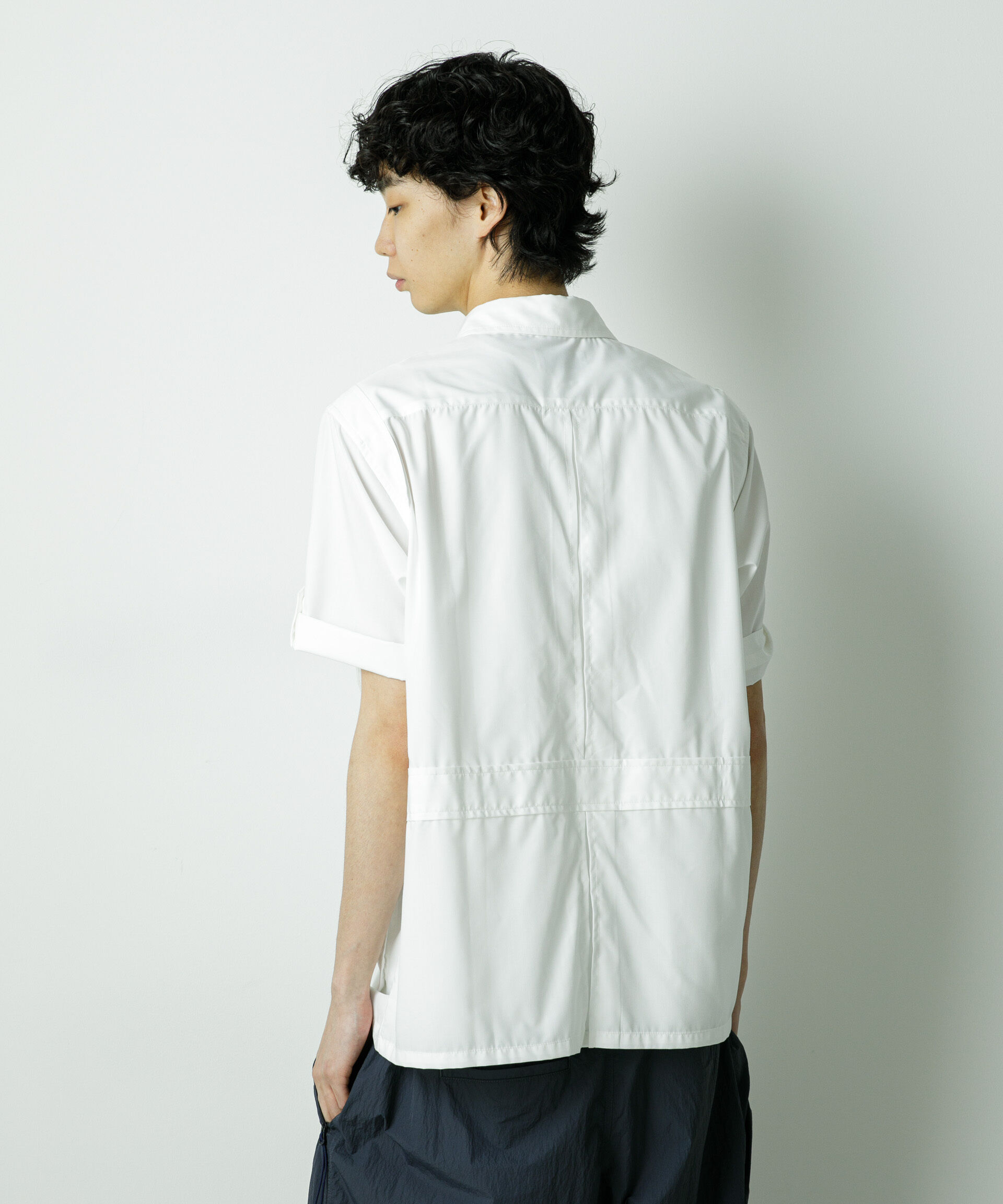 nano･universe「｢HOTEL PALACE｣TRポプリンサファリシャツ」|シャツ・ブラウス|