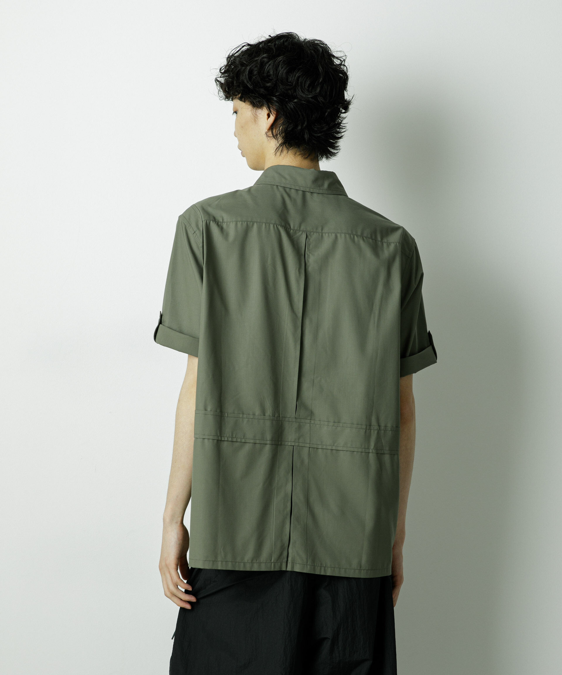 nano･universe「｢HOTEL PALACE｣TRポプリンサファリシャツ」|シャツ・ブラウス|