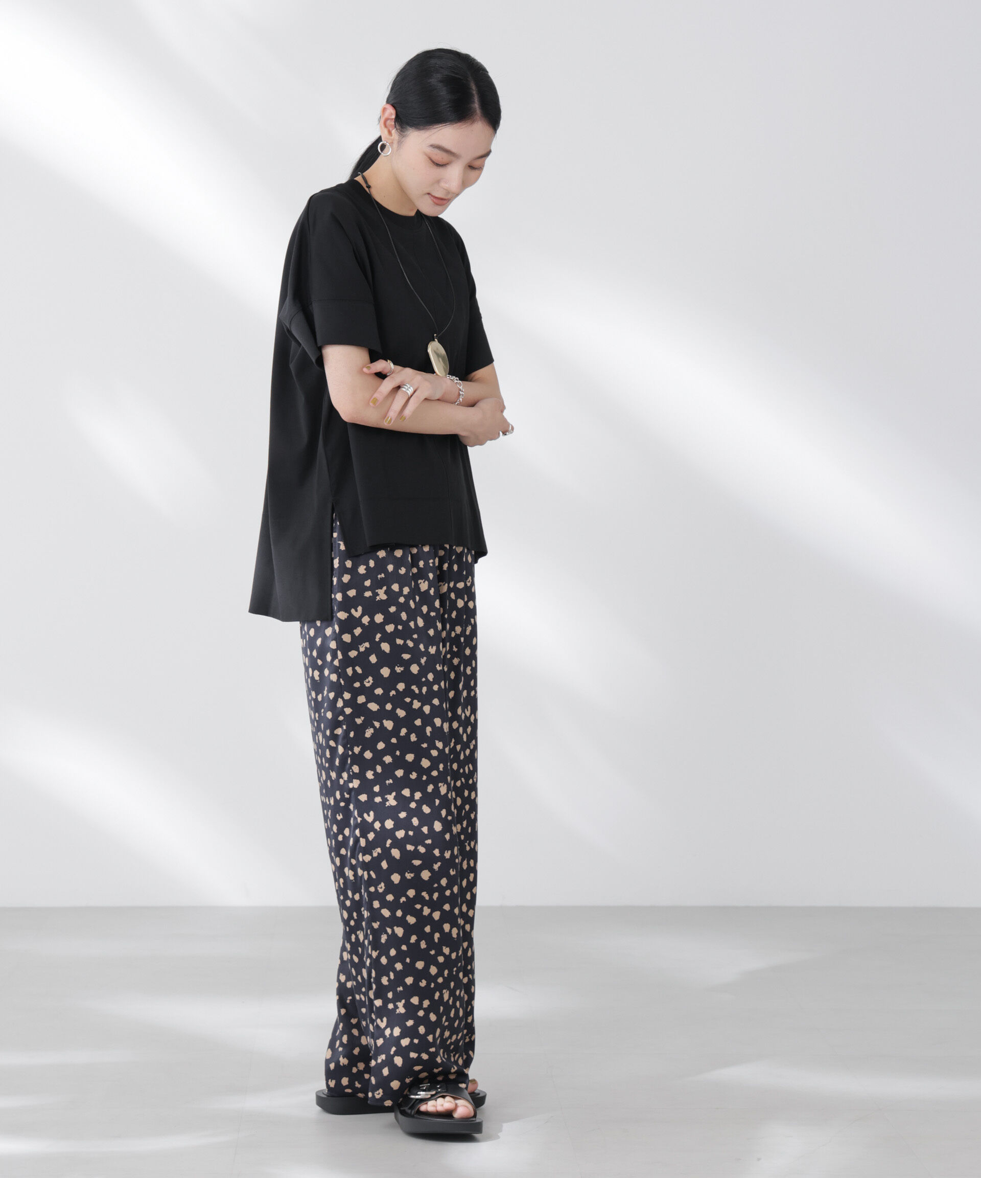 nano･universe「NANOFINE強撚コットンワイドTシャツ」|Tシャツ・カットソー|