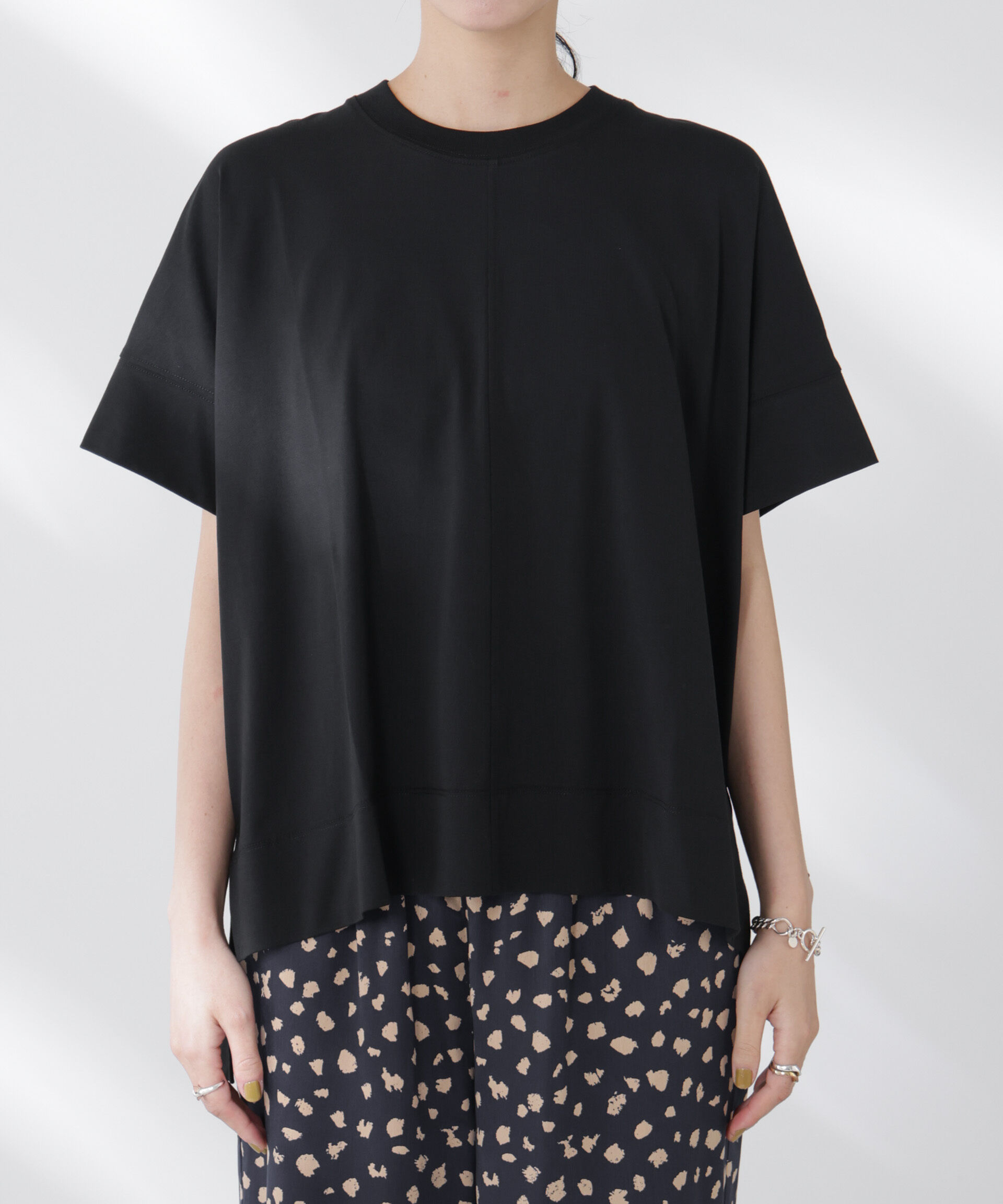 nano･universe「NANOFINE強撚コットンワイドTシャツ」|Tシャツ・カットソー|