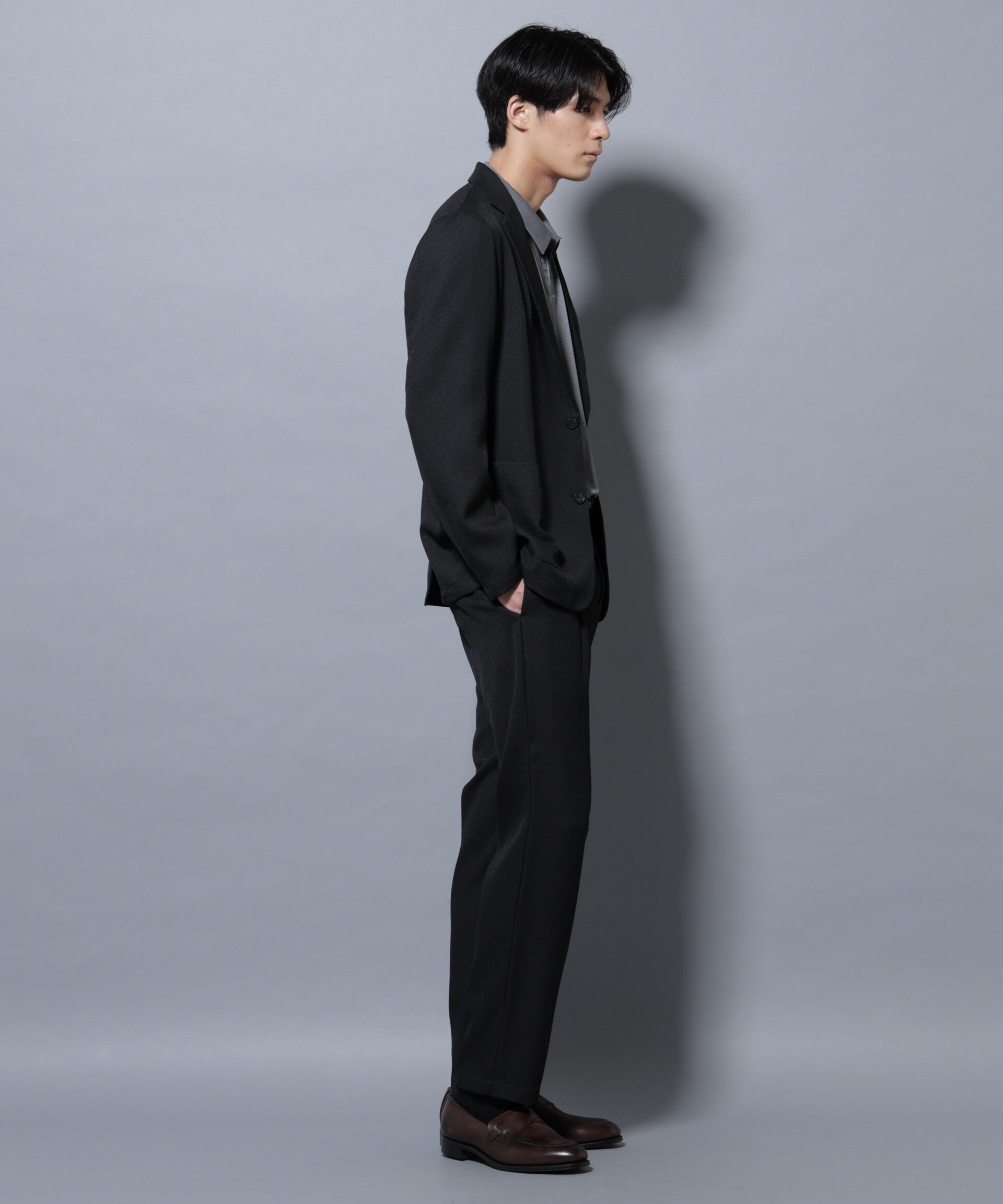 nano･universe「シャンブレーツイルセットアップ」|スーツ|