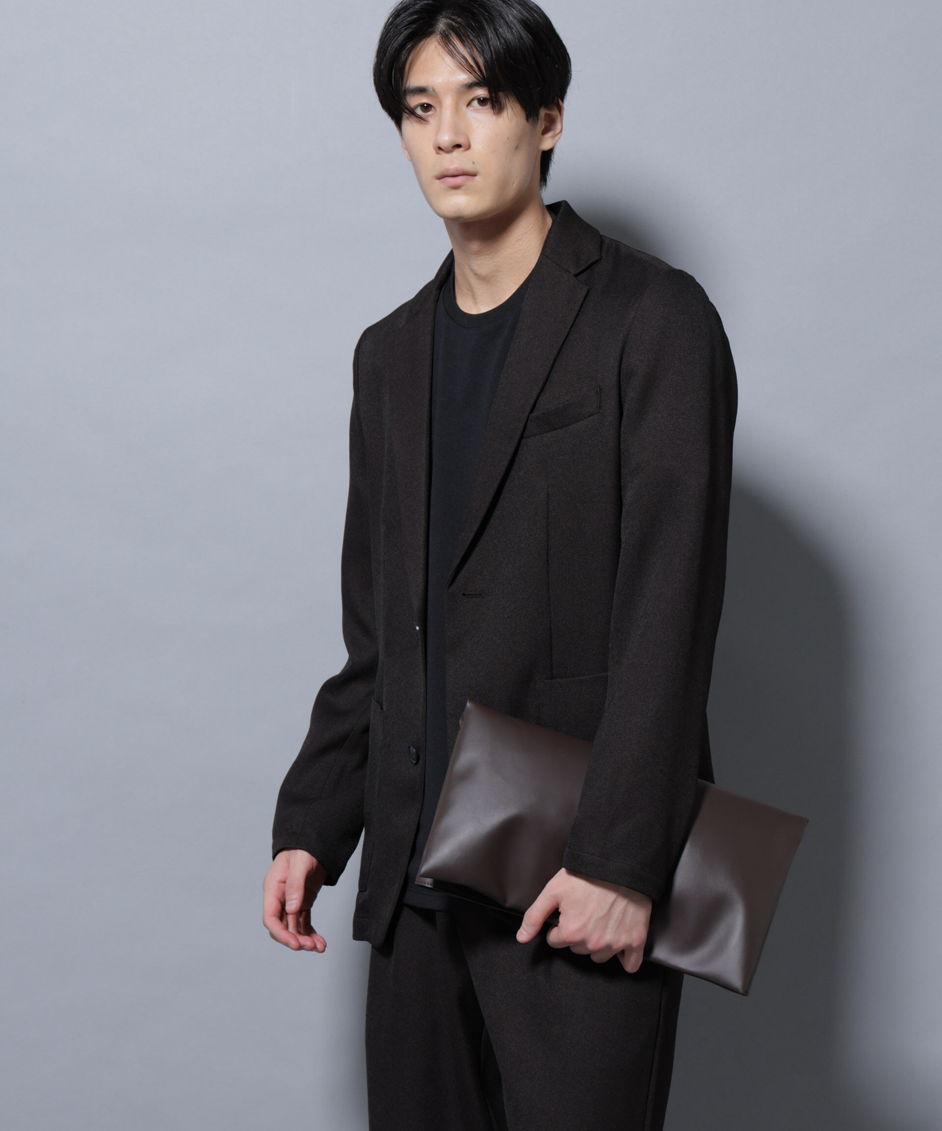 nano･universe「シャンブレーツイルセットアップ」|スーツ|