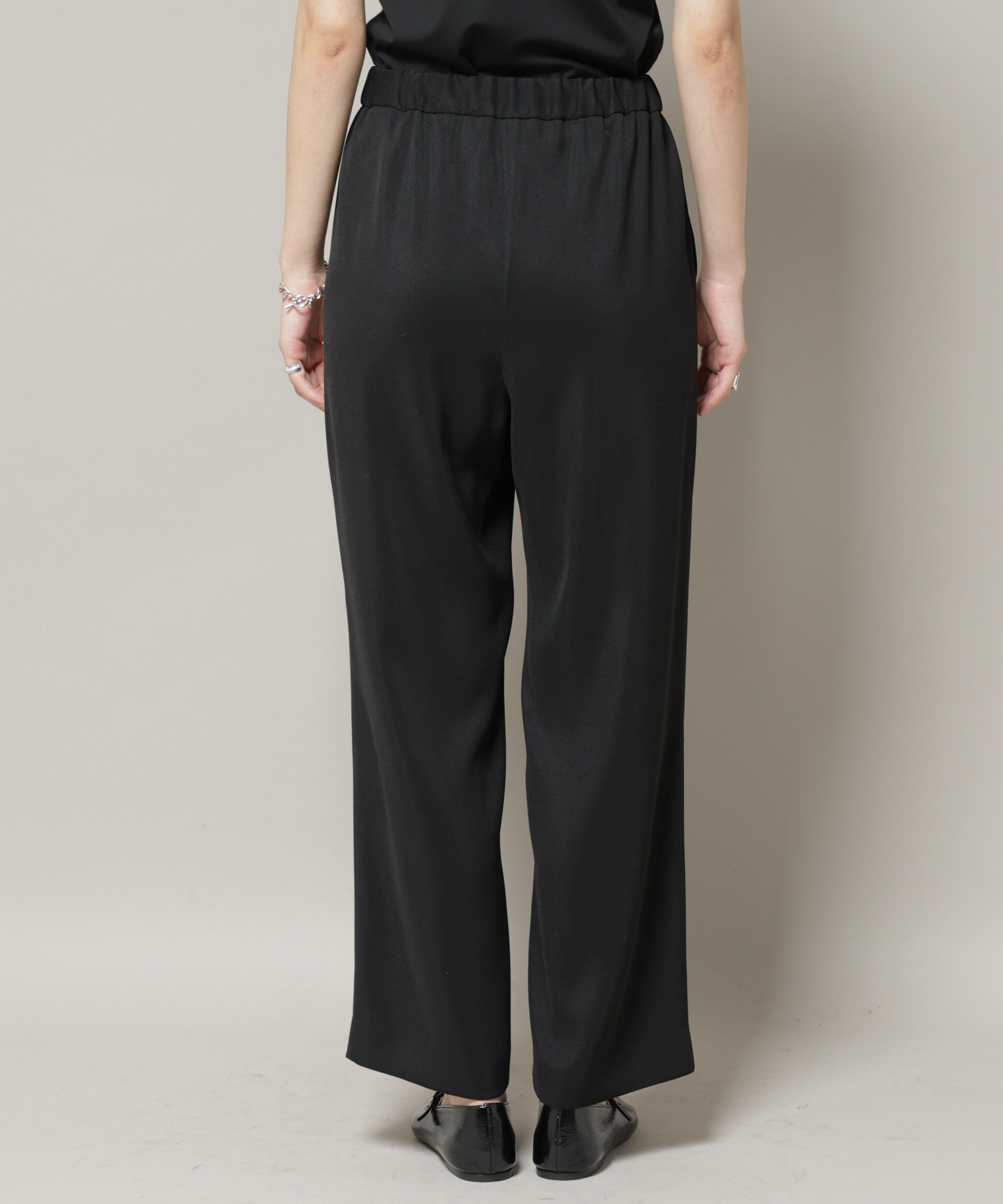 nano･universe「ダブルクロスノースリーブブラウス&times;パンツセットアップ」|ワンピース|