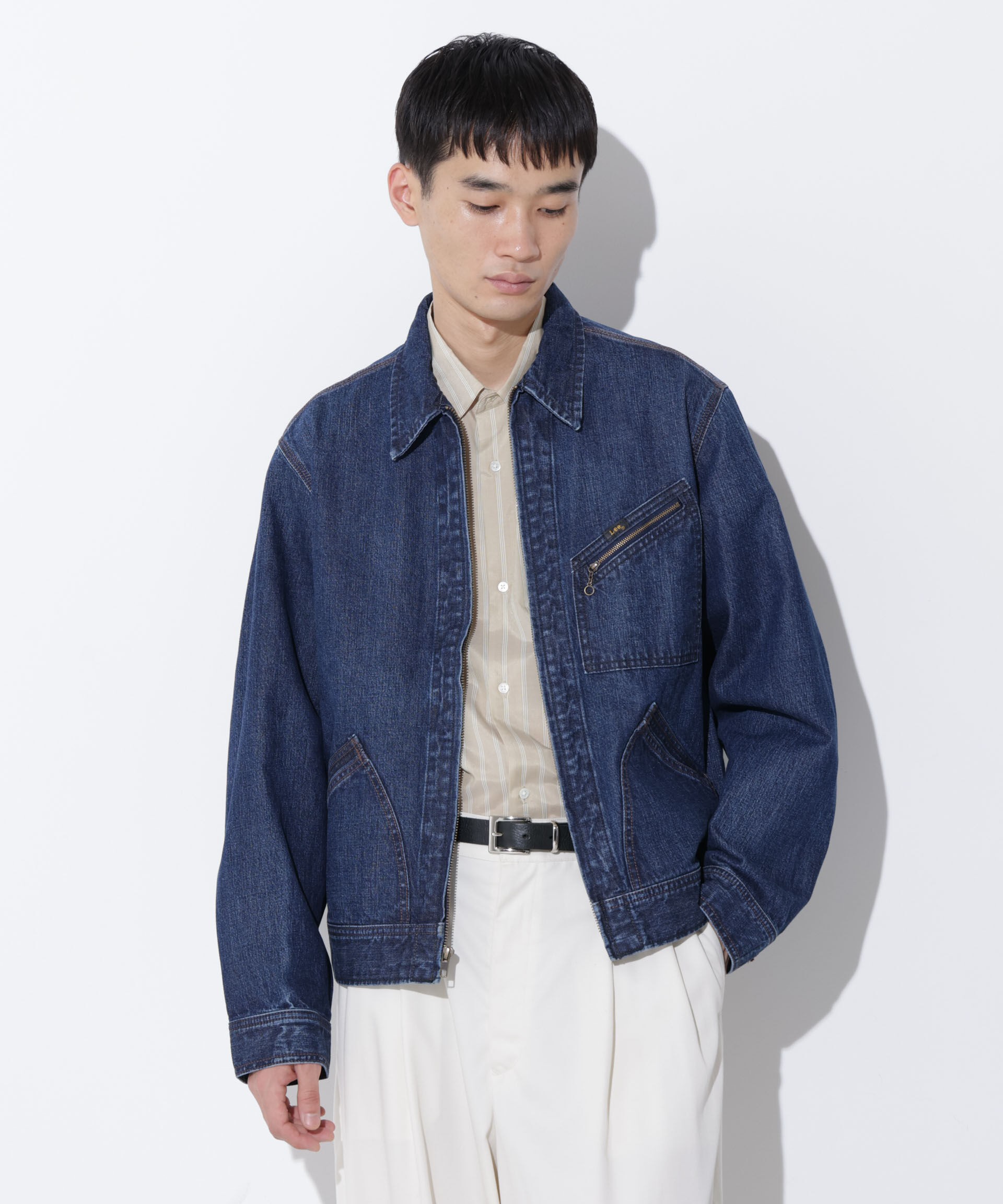 nano･universe「LEE/別注 91B ZIP-UPブルゾン」|ブルゾン・スタジャン|インディゴ6