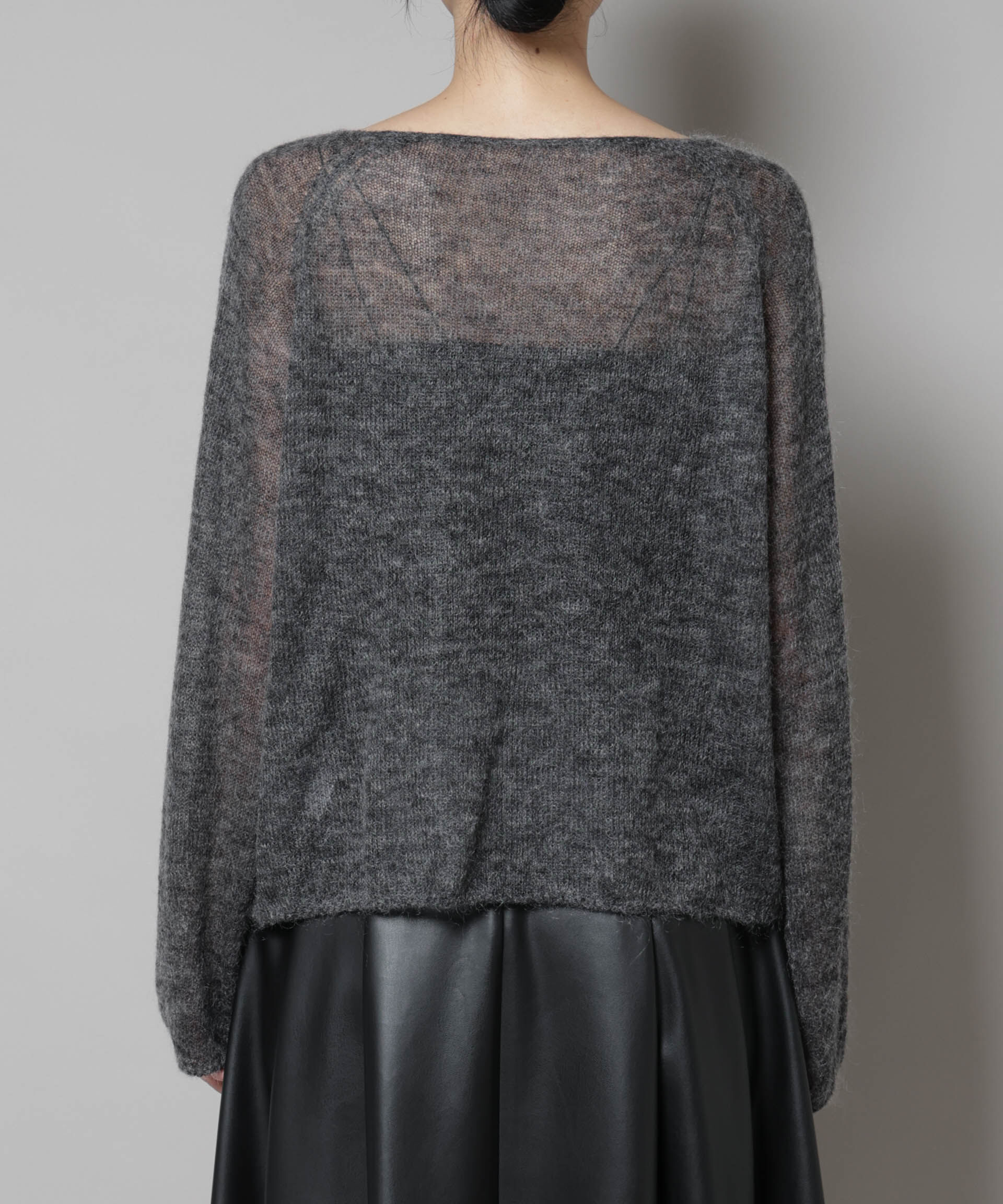 nano･universe「モヘヤ混天竺シアーニット」|ニット・セーター|