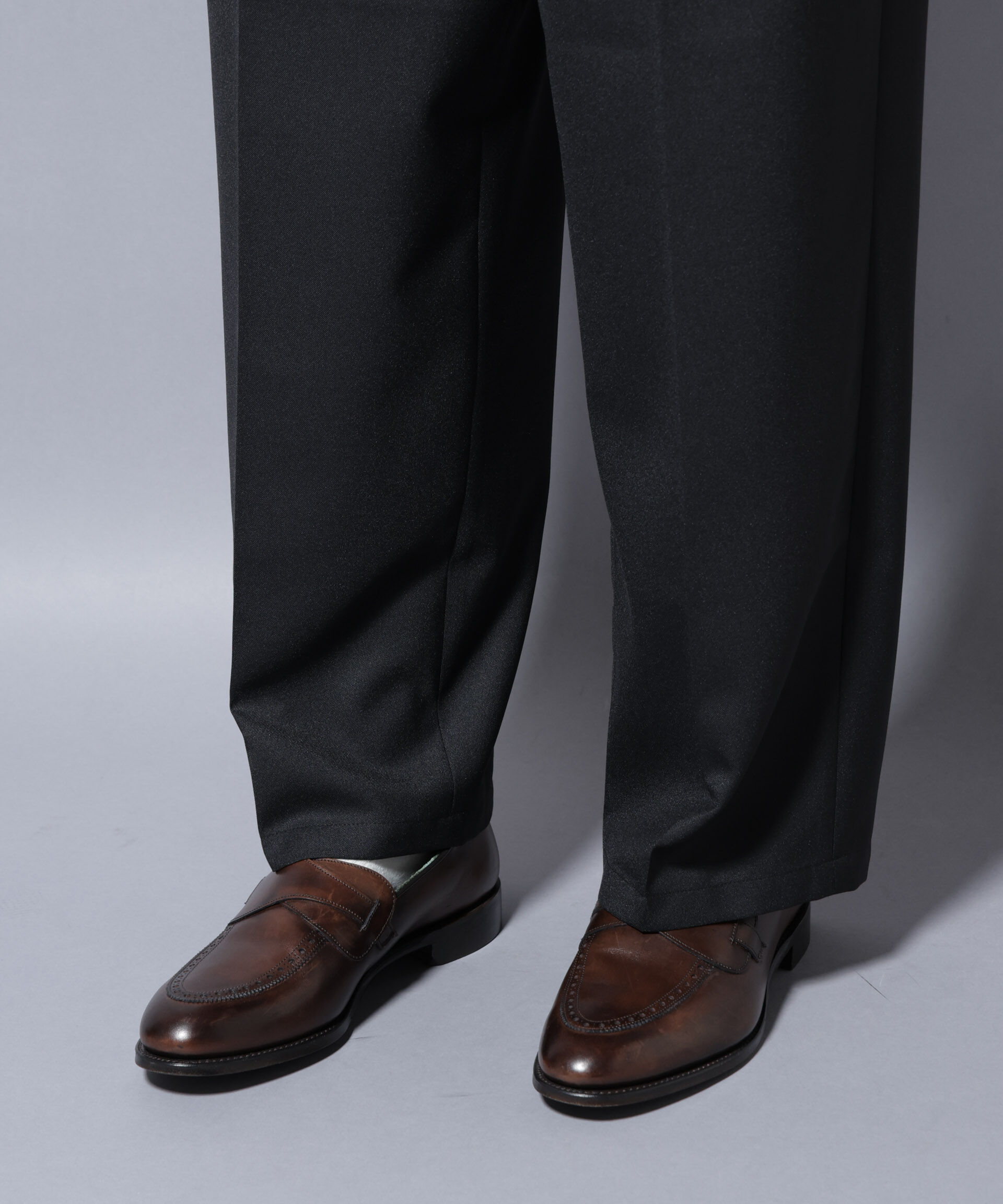 nano･universe「「大人のワイドパンツ」ドライギャバワイドイージースラックス」|チノ|