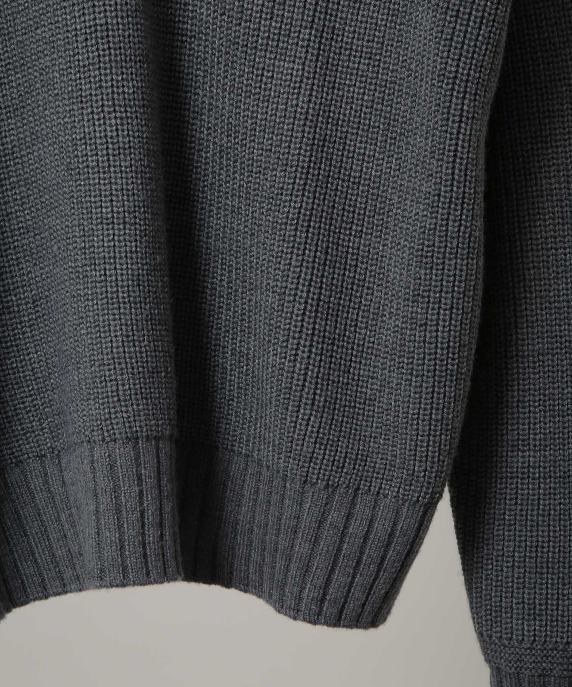 nano･universe「｢HOTEL PALACE｣  ディープVネックミドルゲージニット」|ニット・セーター|