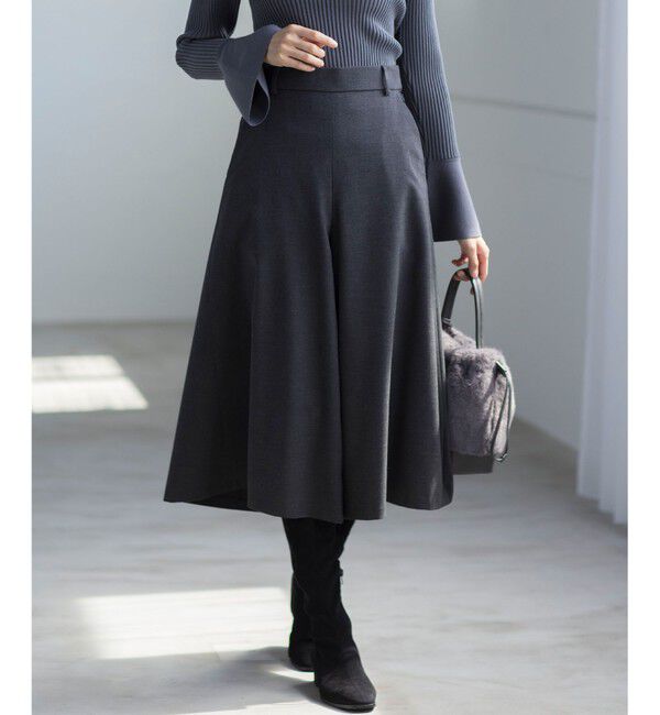 組曲「【WEB限定】ウールライクストレッチ フレアパンツ」|その他|ﾁｬｺｰﾙｸ