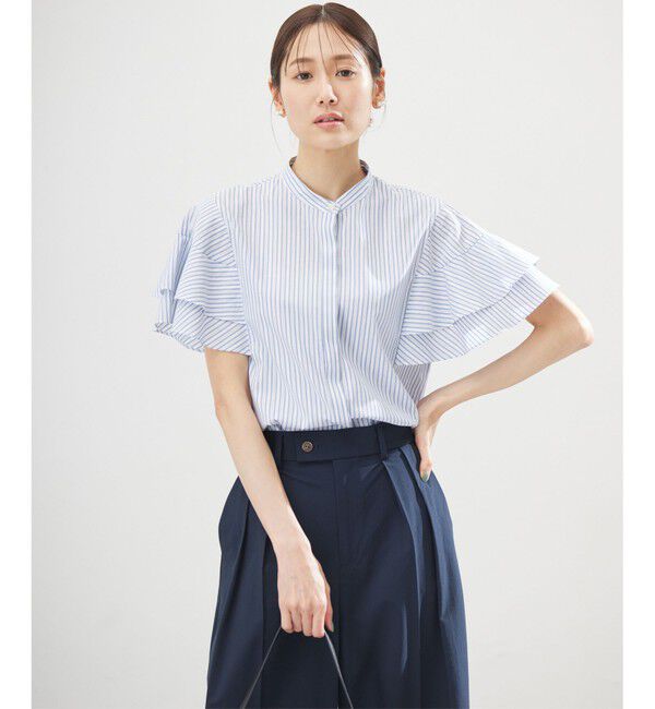 組曲「コットンレーヨンシャーティング ブラウス」|シャツ・ブラウス|