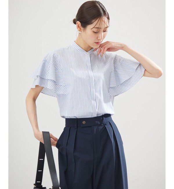 組曲「コットンレーヨンシャーティング ブラウス」|シャツ・ブラウス|