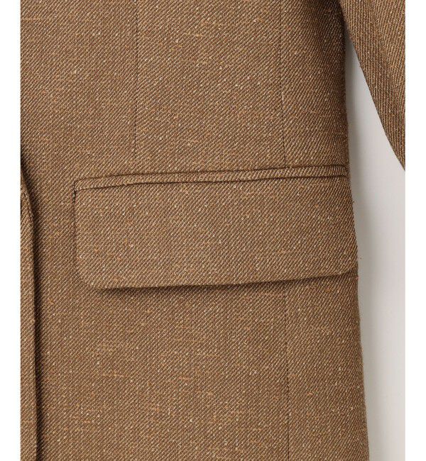 自由区「【SHIHOさん着用】シルクネップツイード ジャケット」|テーラードジャケット|