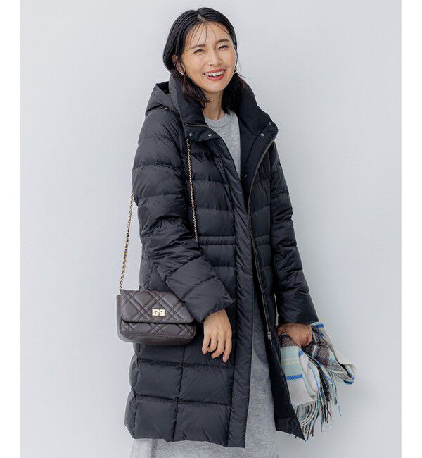 23区「【VERY掲載/新色追加】シレータフタ ロング ダウンコート」|ダウン|